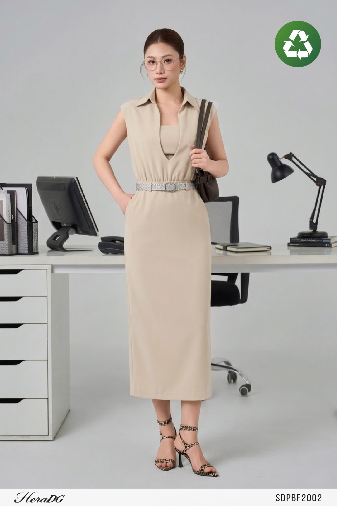 Ảnh của Đầm giả set vai chờm